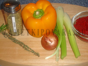 Феттуччине с овощным соусом
