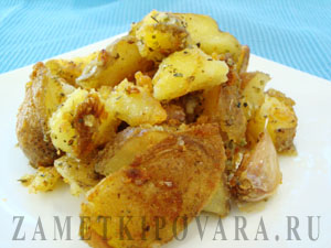 2. Жареная картошка на сале