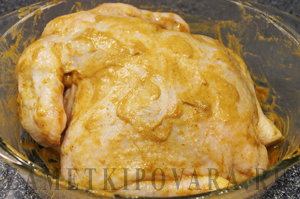 Курица на новый год: фаршированная рисом и курагой – Блюда по-домашнему с фото по шагам рецепта