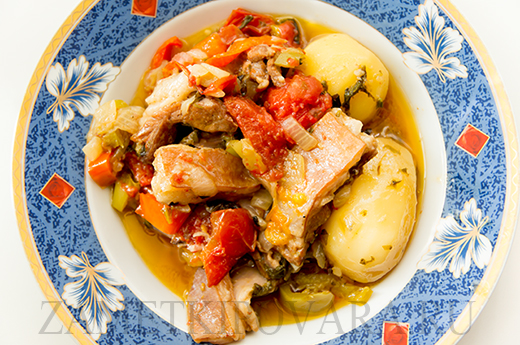 Тушеная баранина с луком и картофелем рецепт – Марокканская кухня: Основные блюда. «Еда»