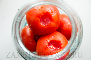 Быстрые квашенные помидоры