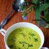 Крем-суп из зеленого горошка с кокосовым молоком
