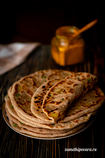 Индийская лепешка парота (паратхи) - простой и вкусный рецепт с пошаговыми фото